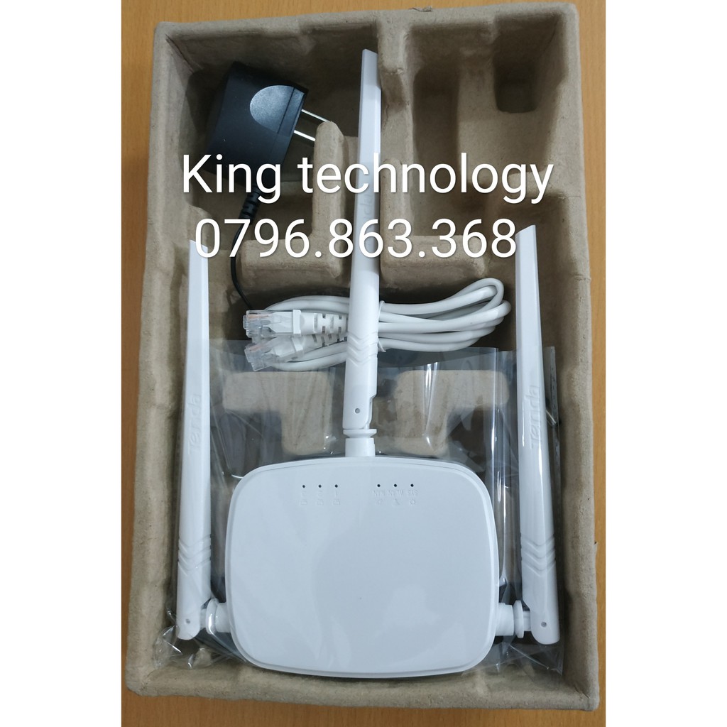 Bộ phát Wifi tenda N318 3 râu cực khỏe giao diện 14 ngôn ngữ quốc tế | BigBuy360 - bigbuy360.vn