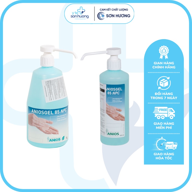 Dung Dịch Sát Khuẩn Tay ANIOSGEL 85 NPC Dung Tích 500ml,1000ml