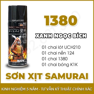 Combo Sơn Samurai màu xanh ngọc bích 1380