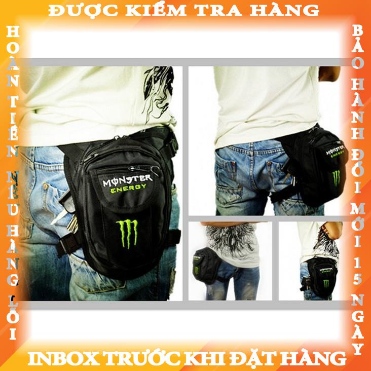 Túi đeo hông 8 ngăn đeo thắt lưng phượt Monster amnguyen