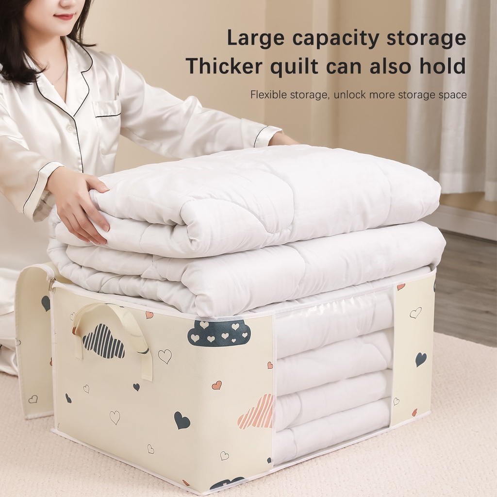 Túi đựng quần áo JUJIAJIA chống bụi và chống thấm nước 75L/100L