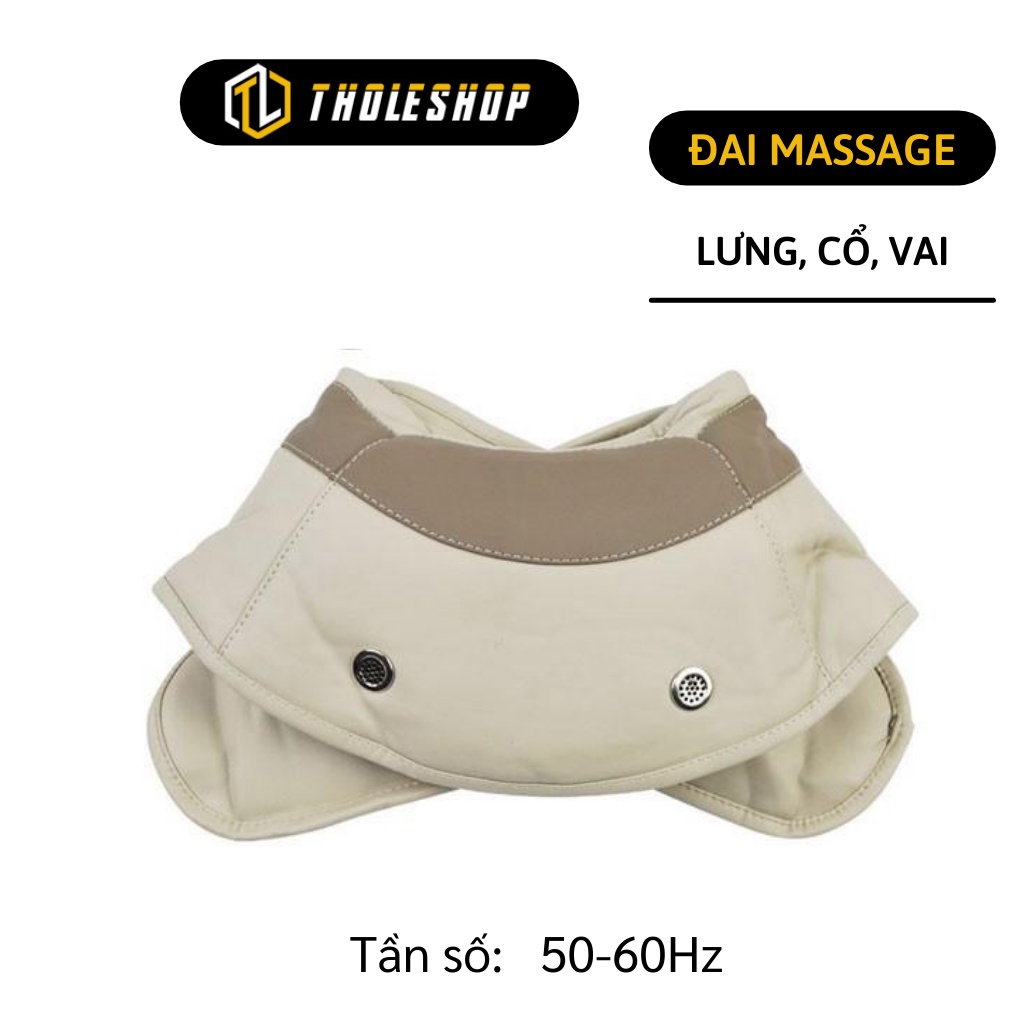 Máy Massage - Đai đeo massage lưng vai cổ gáy cho dân văn phòng thông máu giảm đau  2179
