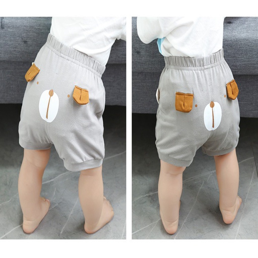 Quần Chục cho bé.chất Cotton co dãn thoáng mát thấm hút mồ hôi hình thú cưng cho bé trai bé gái từ 6-18kg_binbonkids