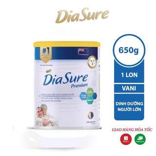 Sữa DiaSure Dinh dưỡng dành cho người tiểu đường hộp 450g/650gr (date 2023)