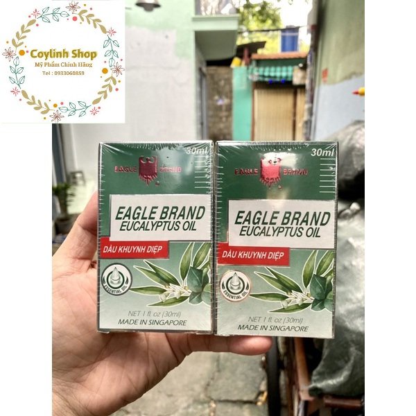 Combo 2 Chai dầu khuynh diệp EAGLE BRAND 2 nắp cho bé 30ml Chính Hãng