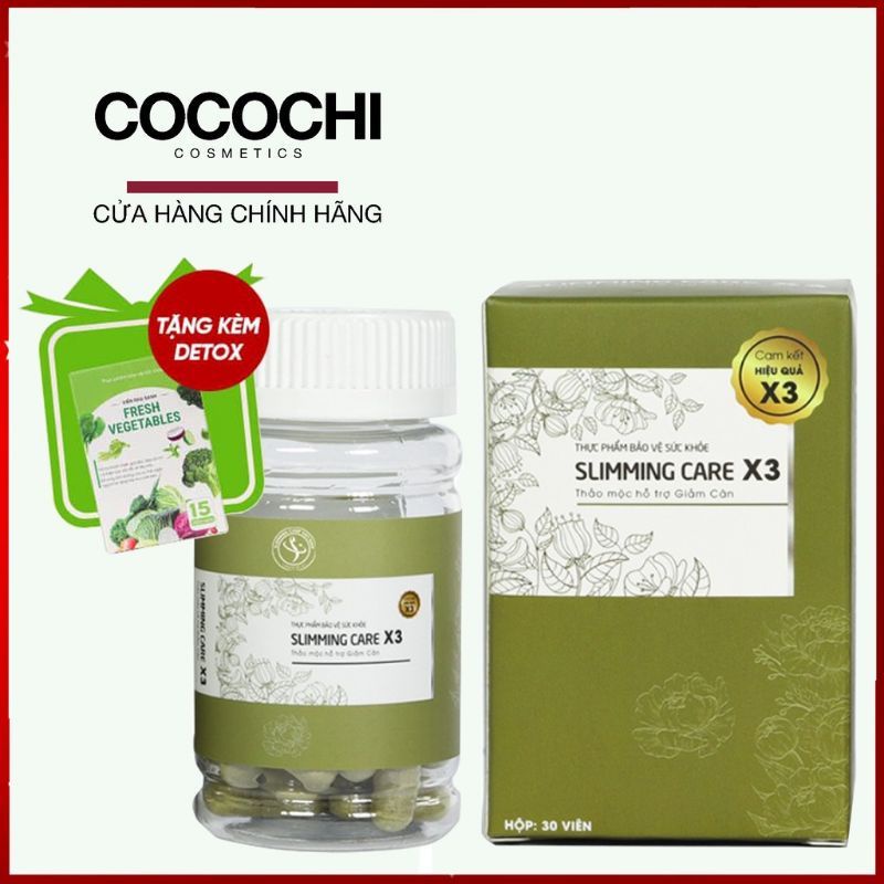 Giảm cân SLIMMING CARE X3 - GIẢM CÂN AN TOÀN GIẢM CÂN CẤP TỐC chính hãng 100%