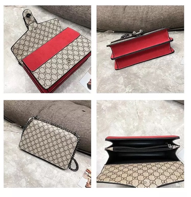 Túi da quảng châu chữ G đầu rồng sang chảnh - TS132 | BigBuy360 - bigbuy360.vn