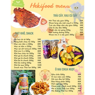 Ô mai mận cơm 500g - Ăn vặt Heki