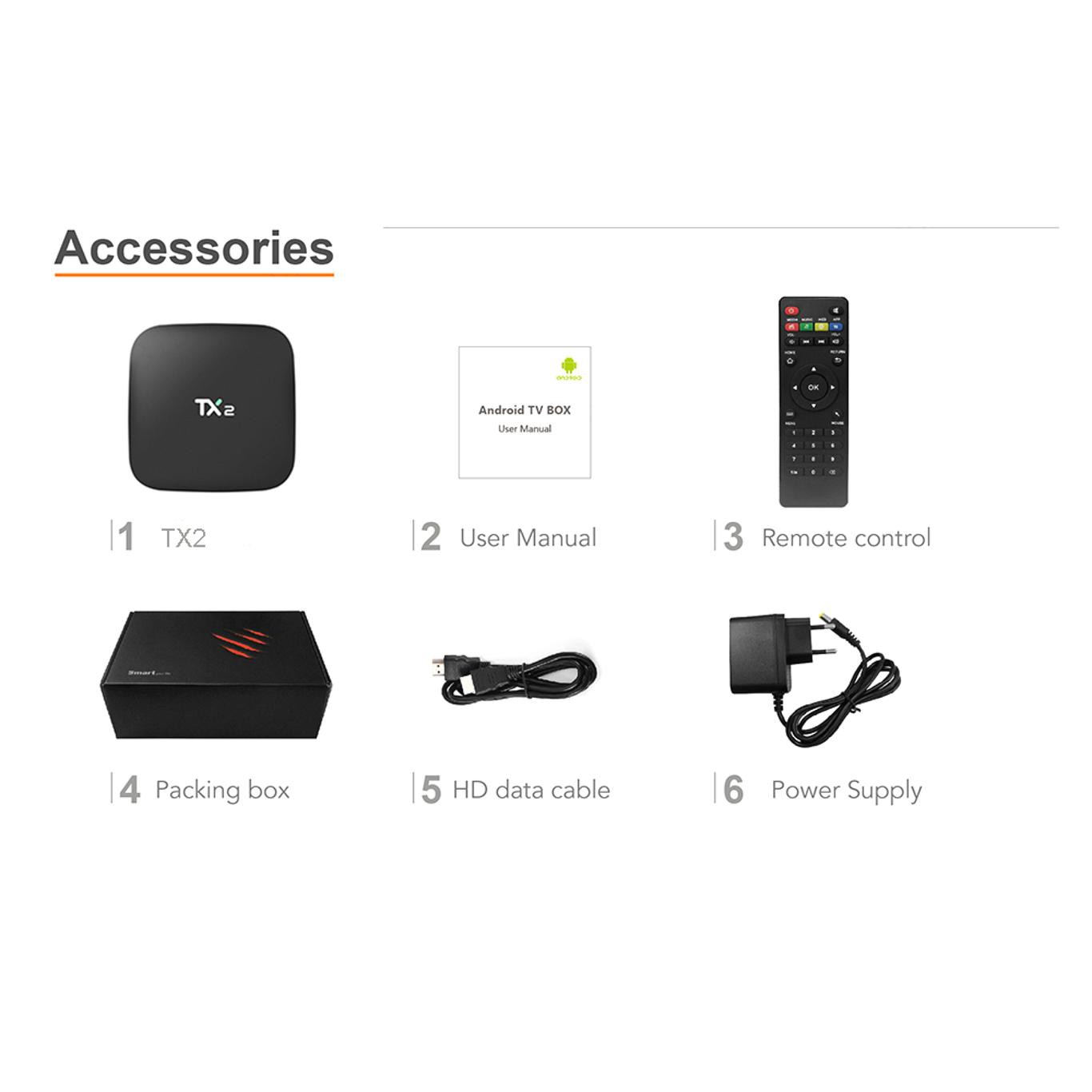 ANDROID Tv Box Tx2 2gb 16gb Lõi Tứ Pk Z28 X96 Mini Và Phụ Kiện