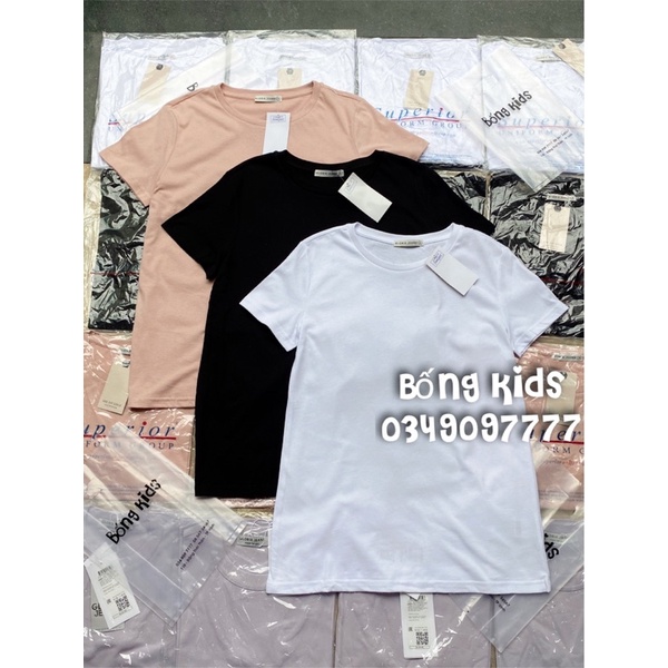 Áo Phông Nữ Basic Trơn GJ(trộn phom)