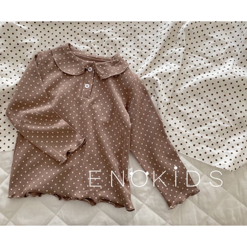 Áo Thun Cotton Sáp Mềm Mại Tay Dài Phong Cách Hàn Quốc Nhật Bản Nhật Bản 2022 Cho Bé Gái