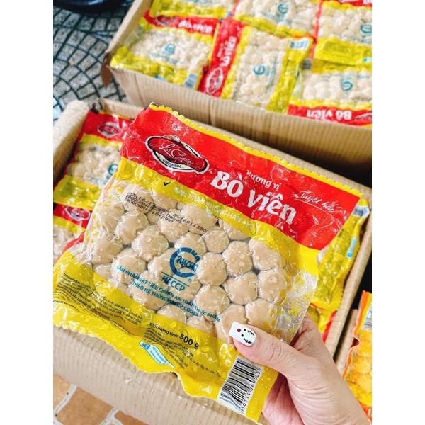 Tôm viên/cá viên/bò viên/ rau củ viên lacusina 500g ( Giao hàng HN)