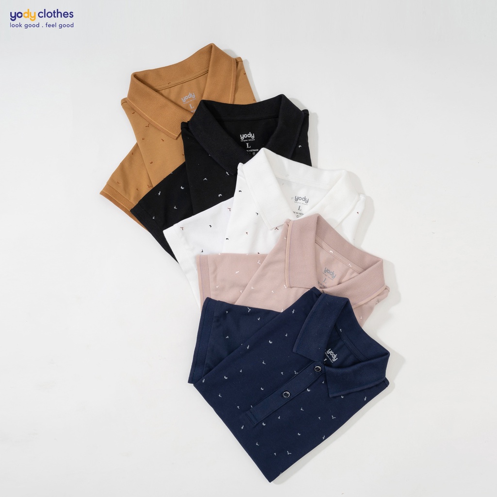 [Mã WABRYD221 giảm 10% đơn 250K] Áo thun polo nam YODY họa tiết hải âu vải mắt chim cao cấp thoáng mát APM4349 | BigBuy360 - bigbuy360.vn