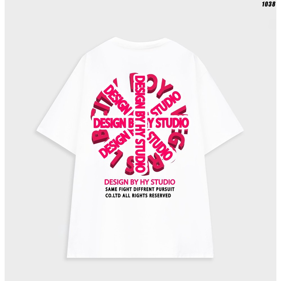 Áo thun tay lỡ unisex form rộng Dấu sao HY STUDIO 1038