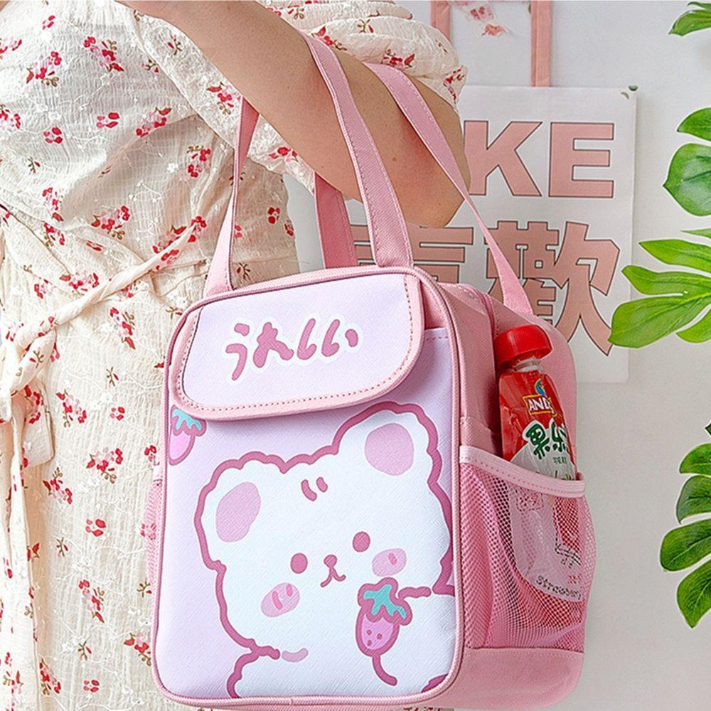 Túi Đựng Hộp Cơm Trưa Chống Thấm Nước Họa Tiết Dễ Thương