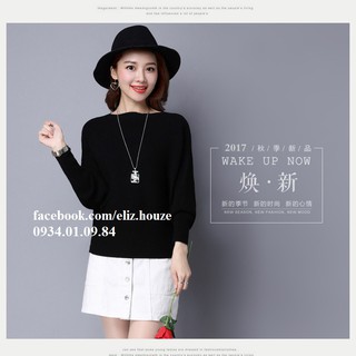Áo len tăm cánh dơi phong cách Hàn Quốc