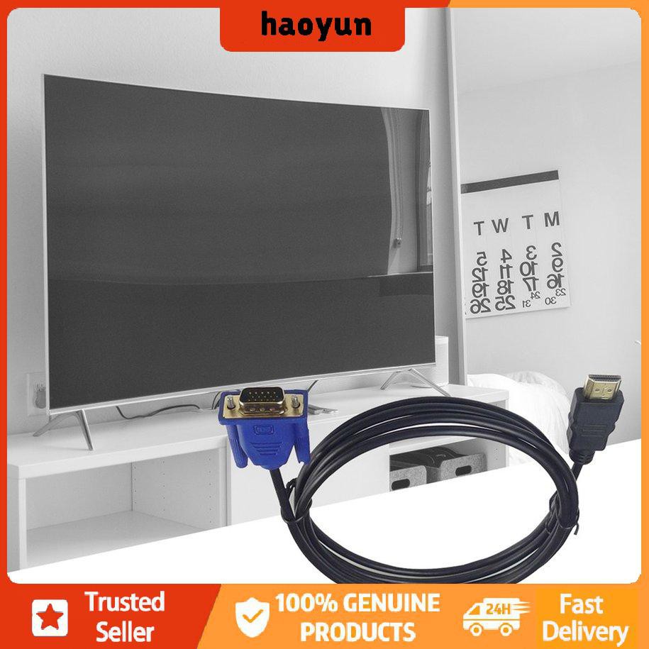 Dây Cáp Hdmi-compatible Sang Vga 1m Kèm Móc Xỏ Ngón Nam Châm Tiện Dụng