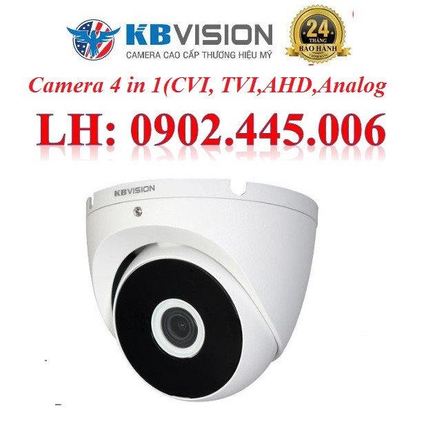 Camera quan sát 2.0MP Kbvision KX A2012S4( 4 trong 1 ) vỏ kim loại