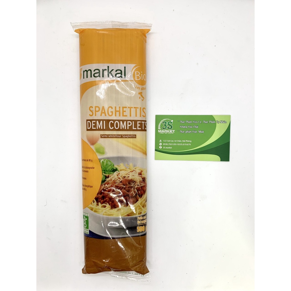 Mì spaghetti hữu cơ của Markal 500g