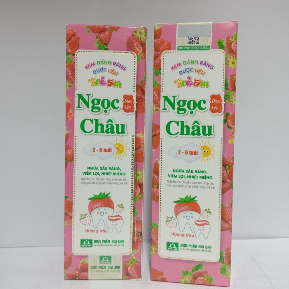 Kem đánh răng ngọc châu trẻ em 2-6 tuổi