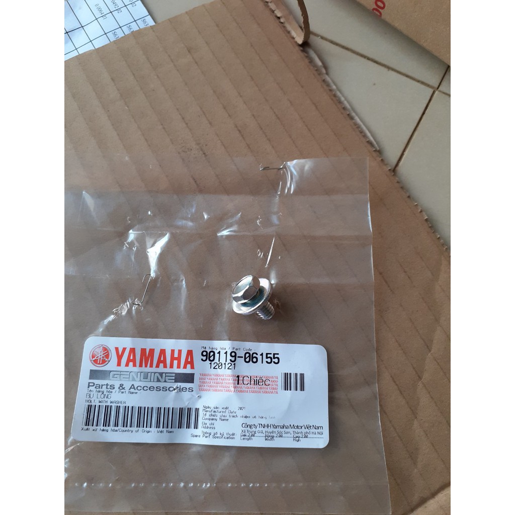 Ốc đầu khóa 10 zin chính hãng Yamaha 6ly