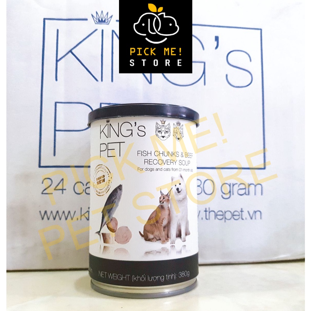 Pate Lon King's Pet Kingpet (380gr) -  King Pet Cho Chó Mèo