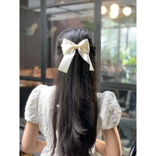 [Handmade]: Bunnie - Nơ kẹp tóc ruy băng