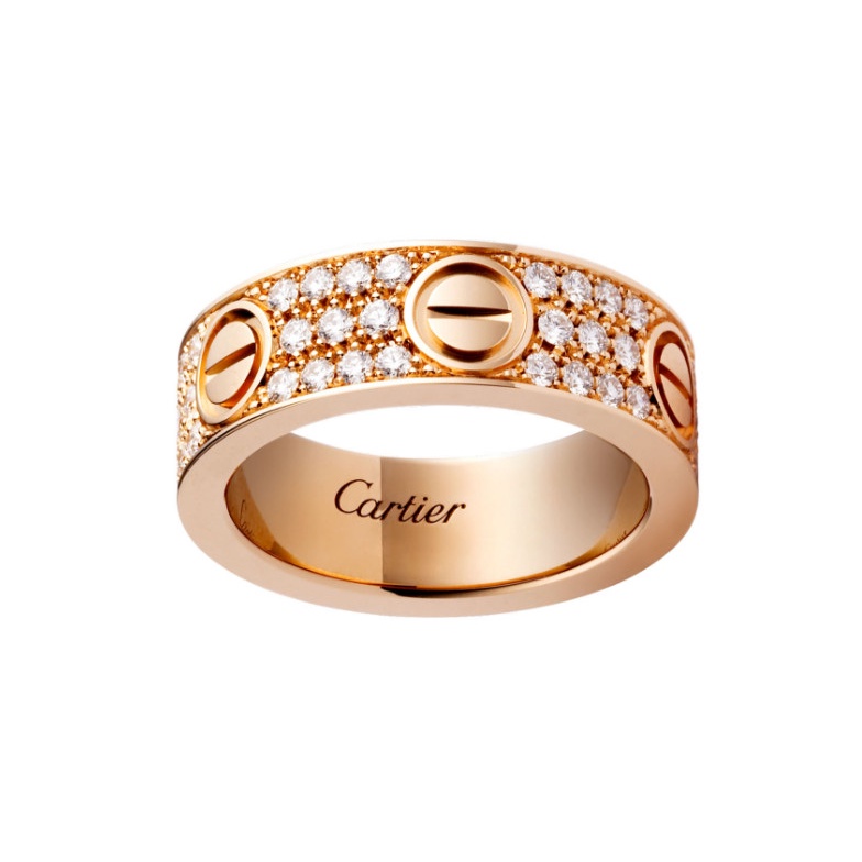 Nhẫn Nam Nữ Unisex Full 2-3 Hàng Đá Nhân Tạo Titan Ko Đen TT 4433