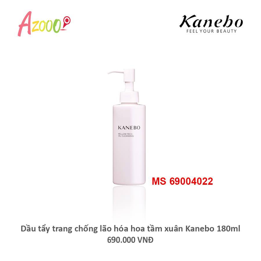 Dầu tẩy trang chống lão hóa hoa tầm xuân Kanebo 180ml Nhật