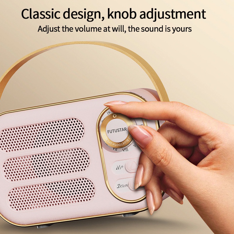 Loa Bluetooth Không Dây Nhỏ Gọn Có Tay Cầm