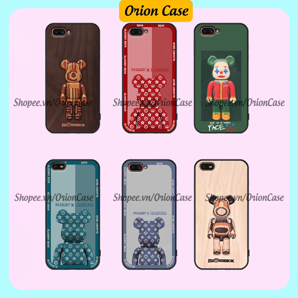 Ốp lưng Oppo A3s / A1k in hình bearbrick 3D thời trang, cá tính. ốp chống sốc, bền đẹp
