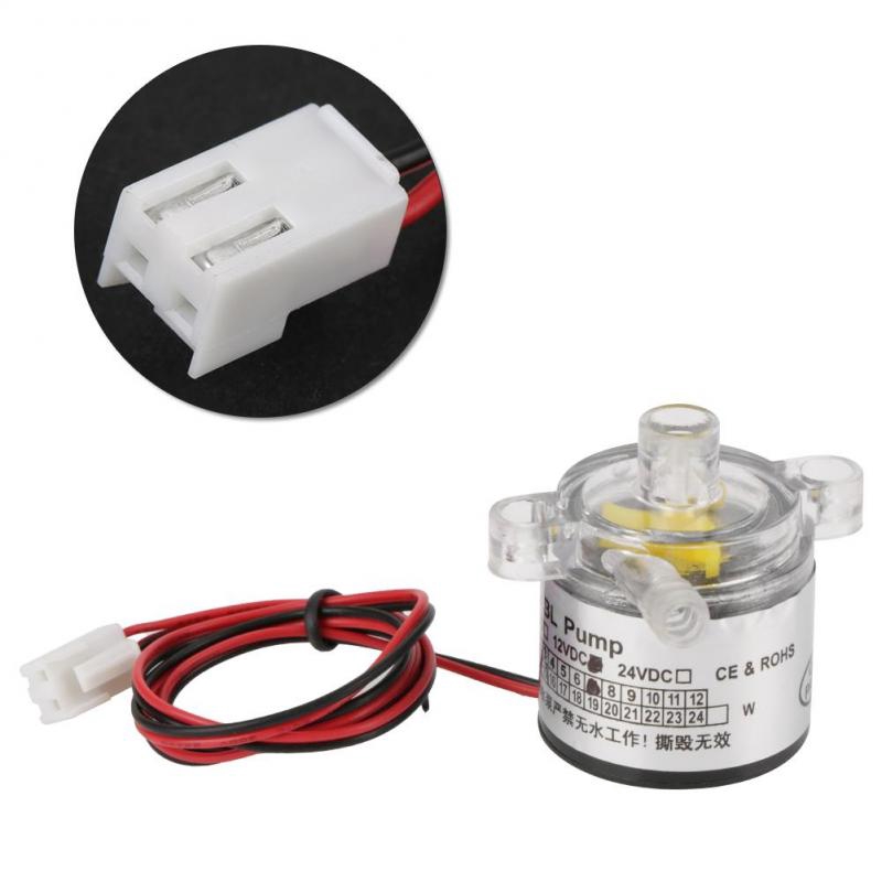 Máy bơm nước mini không chổi than chạy điện 12V 7W ít tiếng ồn bằng nhựa thân thiện với môi trường