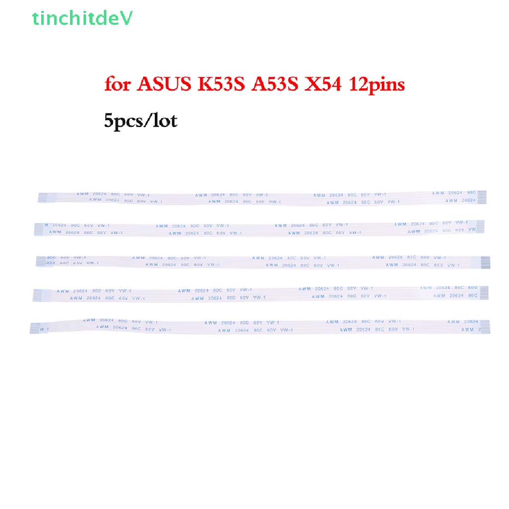 Bộ 5 Dây Cáp Cảm Ứng 12-Pin Cho ASUS K53S A53S X54 Touchpad
