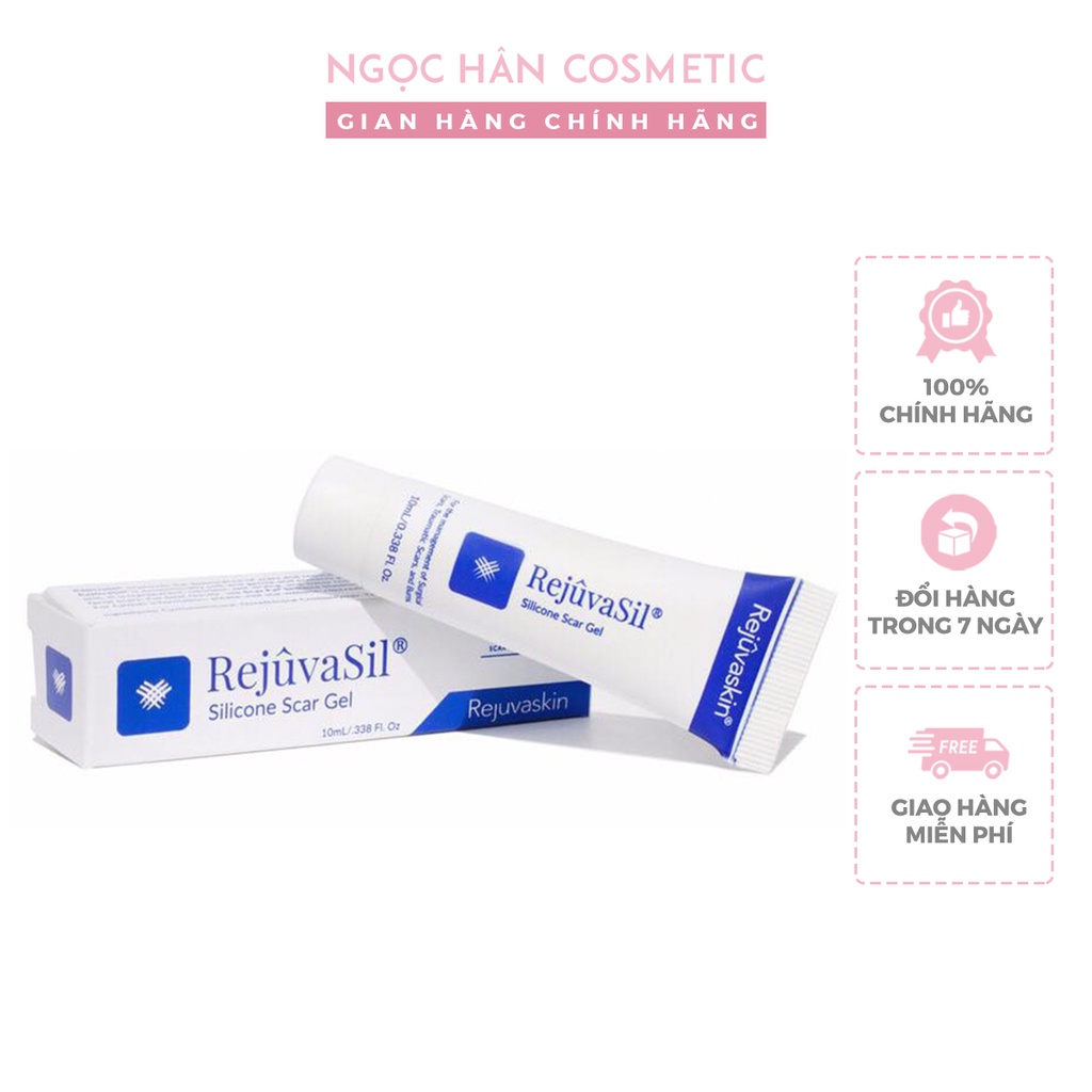 Gel làm xẹp sẹo lồi và sẹo phì đại Rejuvaskin Rejuvasil 10ml