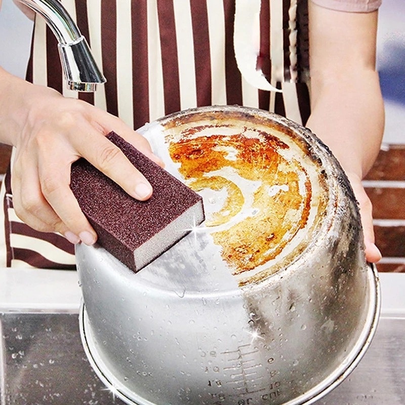 Miếng Bọt Biển Rửa Chén Có Tay Cầm Tiện Dụng