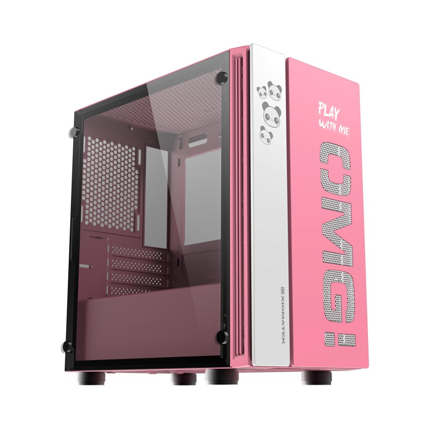 Vỏ case Xigmatek OMG QUEEN (Mini Tower/Màu Hồng)