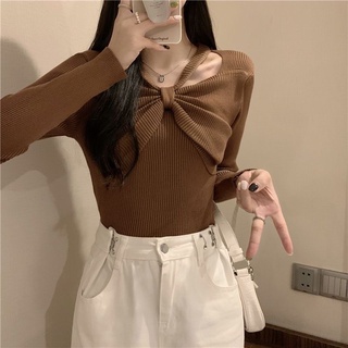 ÁO LEN NỮ PHỐI CỔ NƠ TIỂU THƯ