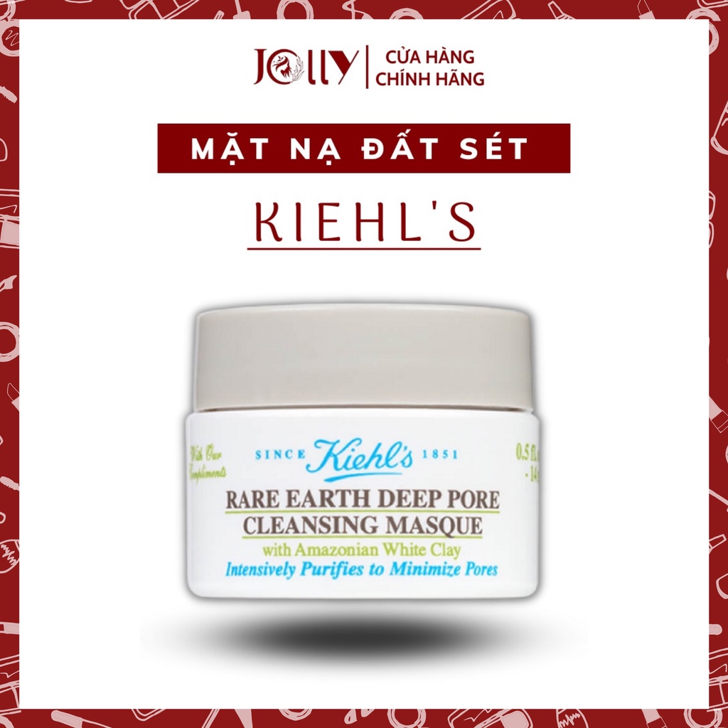 Mặt Nạ Đất Sét Kiehl's Mini Rare Earth Deep Pore Cleansing Masque 14g