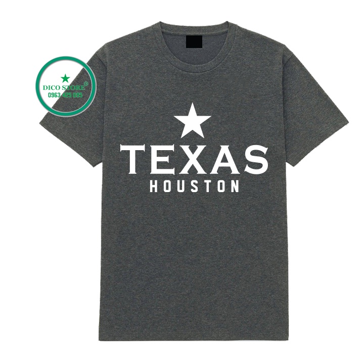 Áo thun TEXAS UNISEX NAM NỮ FORM RỘNG VẢI THUN COTTON MỀM MỊN