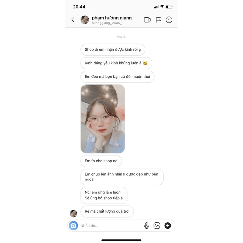 [Mã SKAMCLU7 giảm 10% cho đơn từ 0Đ] Kính gọng bầu su đệm nâng mũi xinh xỉu🙆🏻‍♀️🙆🏻‍♀️ | BigBuy360 - bigbuy360.vn