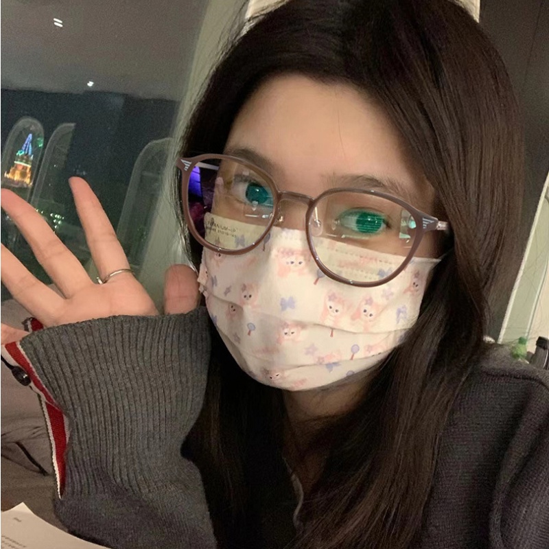 (KIQI-FASHION) COD Mắt Kính Chống Ánh Sáng Xanh Thời Trang Chất Lượng Cao Cho Nữ