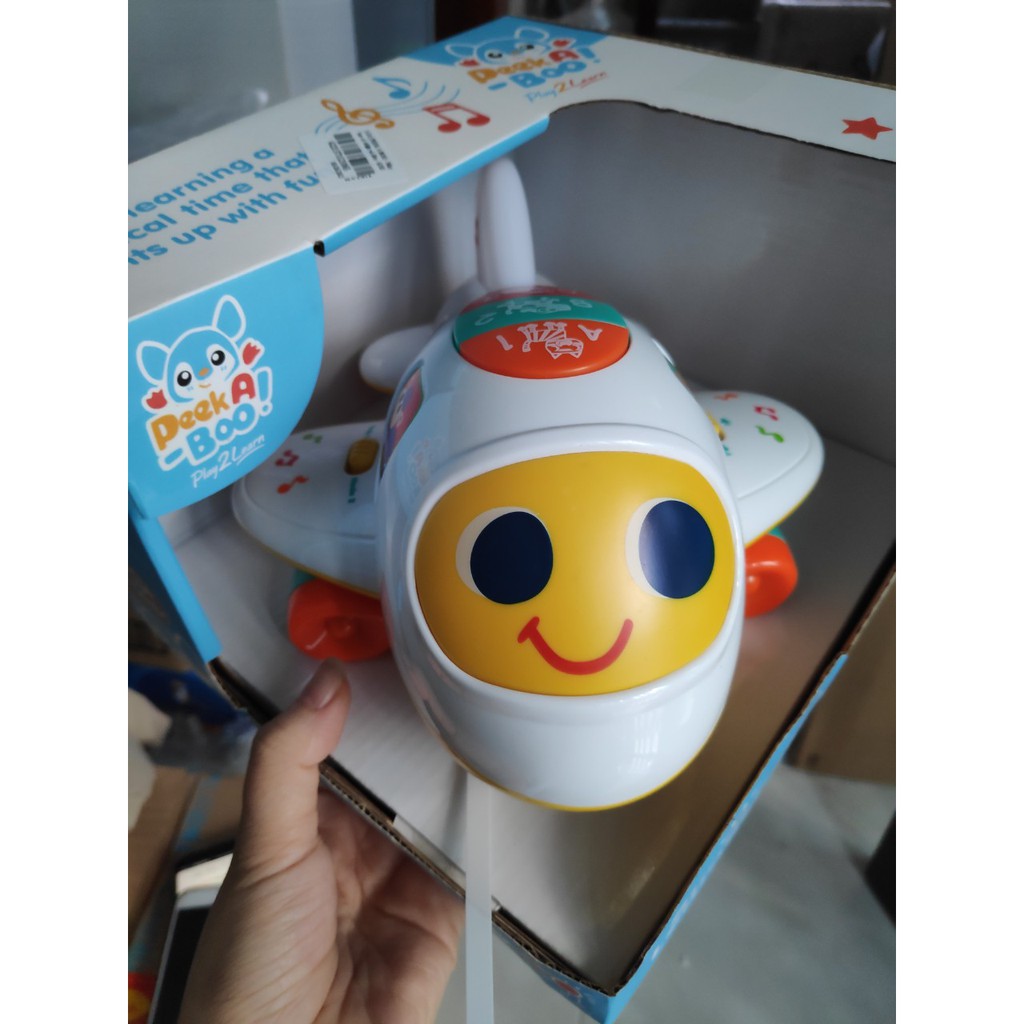 Máy bay có nhạc và đèn Peek A Boo 6103