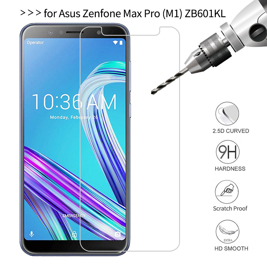 [Mã ELORDER5 giảm 10k đơn 20k] Bộ Ốp dẻo trong Asus Zenfone Max Pro M1 , Kính cường lực 9H