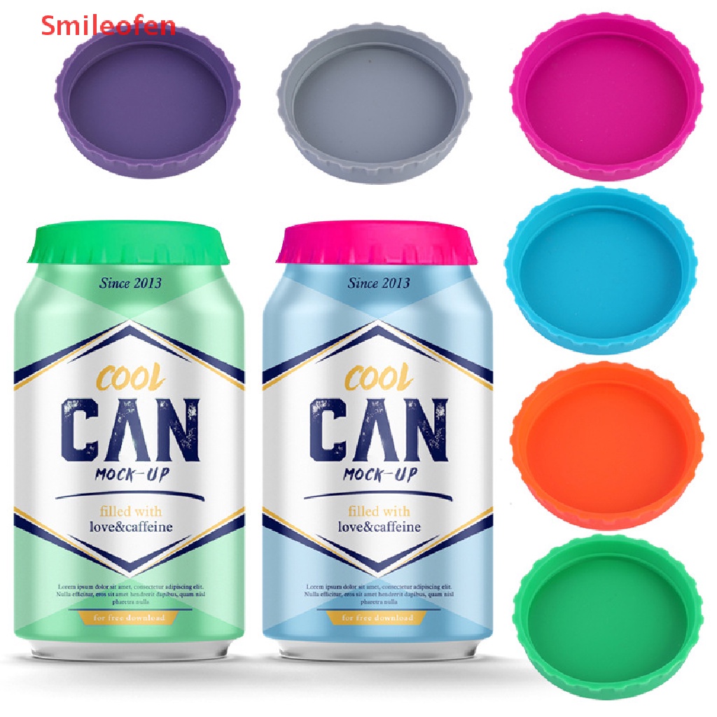 1 Nắp Đậy Lon Nước Ngọt / Lon Soda Bằng Silicone Nhiều Màu Mới