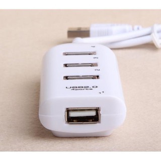 Hub usb 4 port hình ổ điện [Đơn 50k tặng phần quà thú vị]