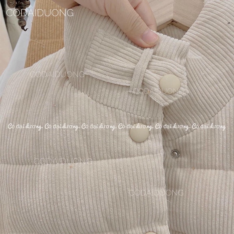 Áo Gile Chất Nhung Tăm Khuy Cài Cúc Bọc From Vừa Hàng Đẹp Loại 1 | BigBuy360 - bigbuy360.vn