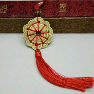 Đồng xu 10 cánh, 10 đồng xu hoa mai, hoa mai thập toàn 10 cánh, xu dây hoa mai, phú quý cát tường.