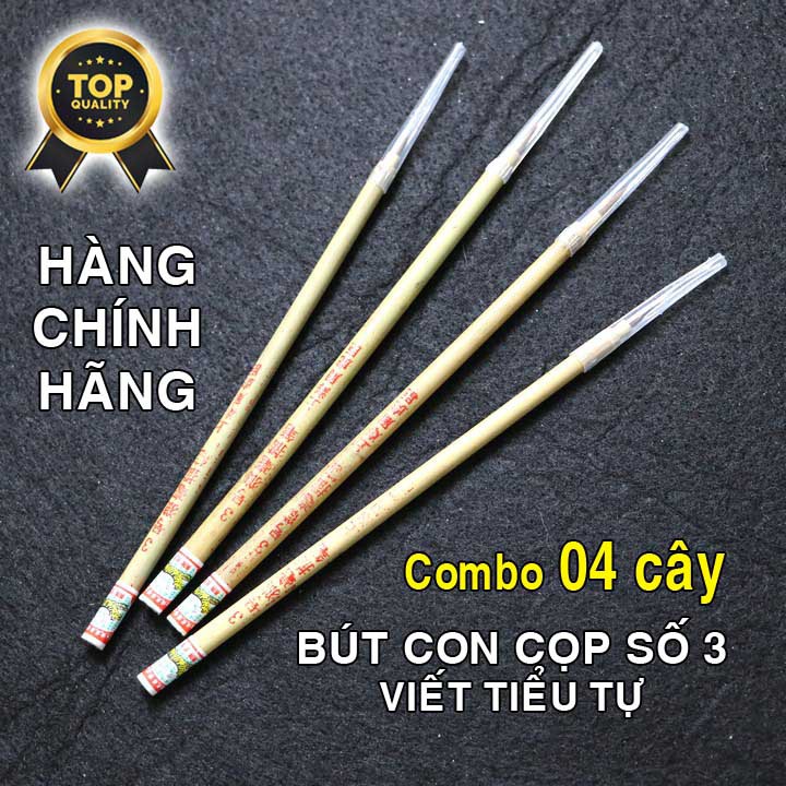 Combo 04 Bút thư pháp Con cọp số 3 - Loại 1