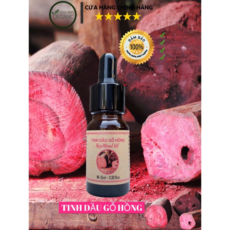 Tinh dầu gỗ hồng nguyên chất 100% 10ml | Bột Natural