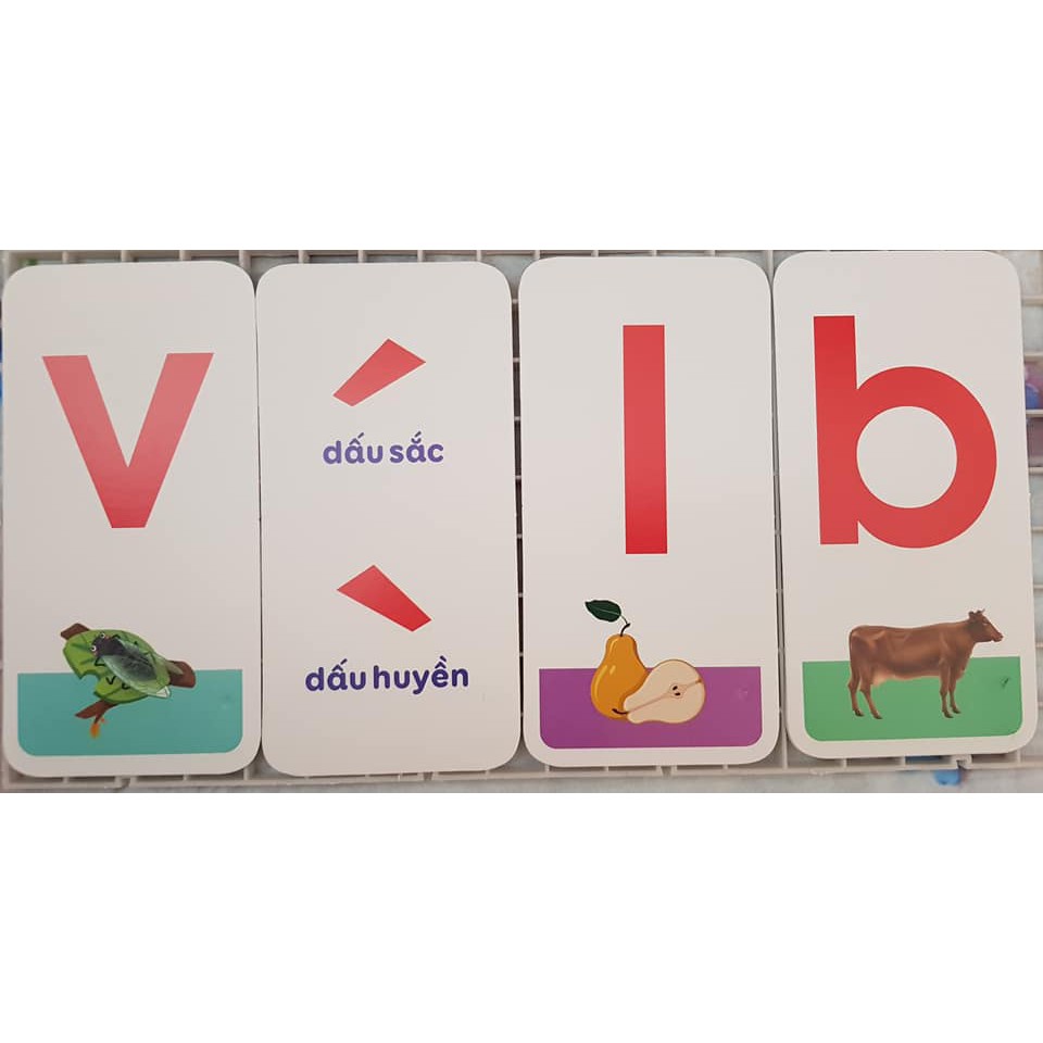 Flashcard 42 Thẻ Học Chữ Cái Và Số Đếm Cho Bé (Mẫu mới)